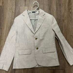 Janie and Jack linen gray blazer